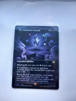 The Darkness Crystal (Borderless) (Foil) ✅ Final Fantasy ✅ Magic (mtg) 0335 - Image 1