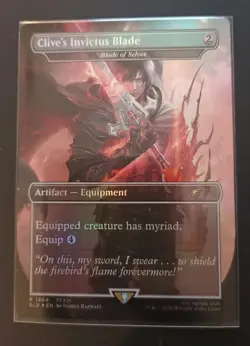 Clive's Invictus Blade - Foil - Blade of Selves - MTG Final Fantasy Secret Lair - Image 1