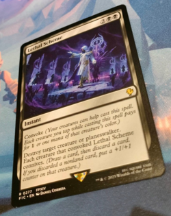 Lethal Scheme - Final Fantasy Commander - Rare - NM (see pics) MTG - Image 3
