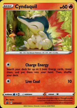 Cyndaquil - Holo - Black Star Promo SWSH221 - MINT - Pokemon - Image 1