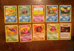 10 VINTAGE Rare Pokemon Cards from Various Classic Sets!! - Image 1
