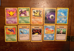 10 VINTAGE Rare Pokemon Cards from Various Classic Sets!! - Image 1