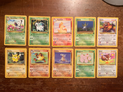 10 VINTAGE Rare Pokemon Cards from Various Classic Sets!! - Image 1