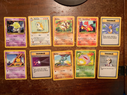 10 VINTAGE Rare Pokemon Cards from Various Classic Sets!! - Image 1