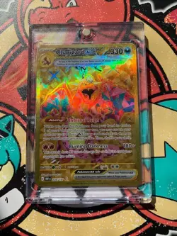 pokemon cards golden charizard obsidian flames 228/197 very good condition - Image 1