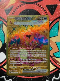 pokemon cards golden charizard obsidian flames 228/197 very good condition - Image 2
