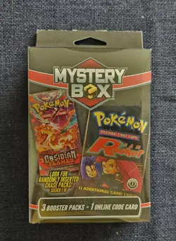 NEW Sealed Pokemon Team Rocket Mystery Box 3 Booster Packs ( Chase Pack) - Image 1
