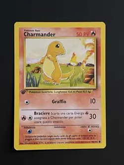 GCC Pokemon CHARMANDER 46/102 Set Base 1a Edizione ITA - Image 1