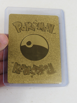 Pokemon Pikachu Mega Charizard Y Gold Card Game Freak Nintendo Fan Art - Image 2