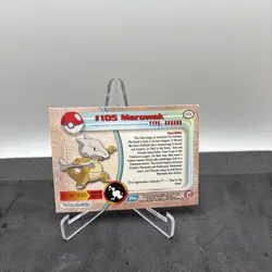 2000 Topps Pokemon TV #105 Marowak Silver Foil - Image 2