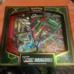 Pokemon TCG VMAX Dragons Premium Collection Box 2022 Brand New Factory Sealed - Image 1