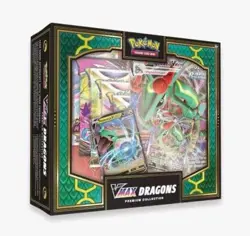 Pokemon TCG : VMAX Dragons Premium Collection Box! Rayquaza And Duraludon ! - Image 1