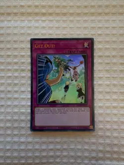 MP20-EN137 Get Out! Ultra Rare 1st Edition Near Mint Yugioh Card - Image 1