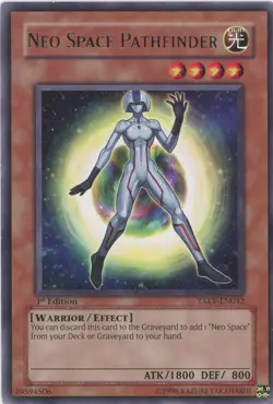 Yugioh Neo Space Pathfinder TAEV-EN032 Rare 1st edition LP - Image 1
