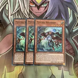 LED7-EN032 x3 Psychic Bounder Super Rare Excellent Condition Yugioh - Image 1