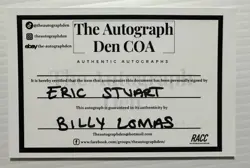 Eric Stuart AUTOGRAPH Blue Eyes White Dragon LED3-EN006 Yugioh Card COA - Image 3