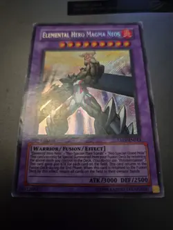 Yu-Gi-Oh Elemental Hero Magma Neos TAEV-EN043 Secret Rare 1st Edition - Image 1