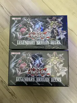 2x Yugioh Legendary DRAGON Decks Box Set Brand New Factory Sealed! - Image 1