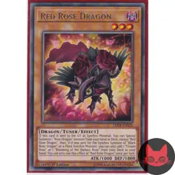 Yugioh Red Rose Dragon LED4-EN025 Rare 1st Edition NM - Image 1