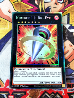 Number 11: Big Eye ra04-en062 (NEW) Collectors Rare Yu-Gi-Oh - Image 1