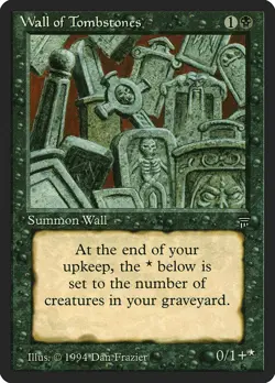 Wall of Tombstones - Legends (LEG) - Magic: the Gathering Vintage - LP - Image 1