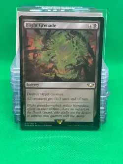 Blight Grenade - Warhammer 40k - Surge Foil - MTG - Damaged - Image 1