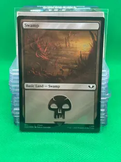 Swamp 311 - Warhammer 40k - Surge Foil - MTG - Damaged - Image 1