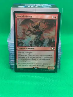 Bloodthirster - Warhammer 40k - Surge Foil - MTG - Damaged - Image 1