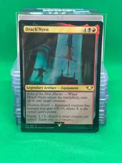 Drach'Nyen - Warhammer 40k - Surge Foil - MTG - Damaged - Image 1
