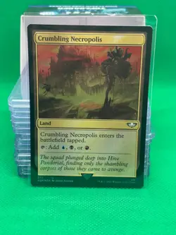 Crumbling Necropolis - Warhammer 40k - Surge Foil - MTG - Damaged - Image 1