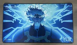Brainstorm Urza Playmat Foil Reflective Eyes Secret Lair MagicCon Barcelona MTG - Image 1