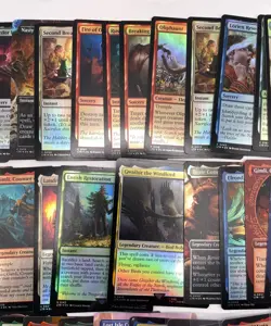 Magic The Gathering Lord of the Rings Common Uncommon Rare & Mythic - Some Holos - Image 3