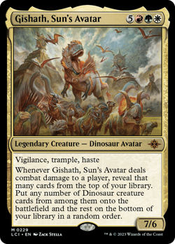 Gishath, Sun's Avatar The Lost Caverns of Ixalan Near Mint - Image 1
