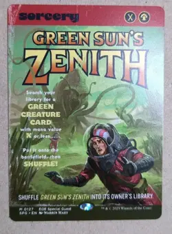 Green Sun's Zenith (Showcase) Edge of Eternities Special Guests - Near Mint - Image 1