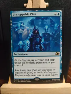 Unstoppable Plan - Aetherdrift - Rare - NM (see pics) MTG - Image 1