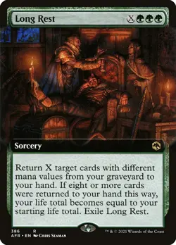 MTG Long Rest Extended Art ** Adventures in the Forgotten Realms ** English (NM) - Image 1