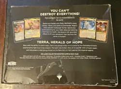 MTG Final Fantasy Commander Deck Terra - Revival Trance New Sealed DAMAGED BOX - Image 2