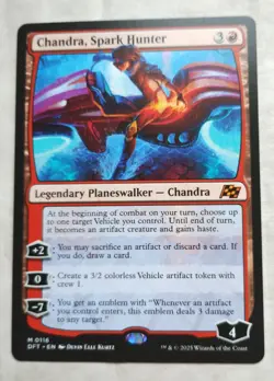 Chandra Spark Hunter Mythic Aetherdrift MTG Card - Image 2