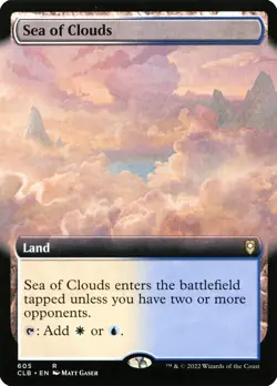 MTG Sea of Clouds Extended Art ** Battle for Baldur's Gate ** English (NM) - Image 1