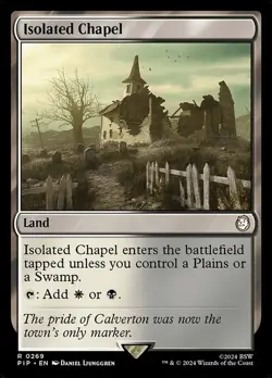 Isolated Chapel ~ Commander: Fallout [ NearMint ] [ Magic MTG ] - Image 1
