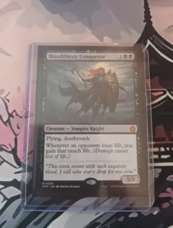 Magic the Gathering Bloodthirsty Conquerer Foundations Card 0058 - Image 1