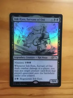 Mtg Secret Lair Ink-Eyes, Servant of Oni FOIL NM - Image 1