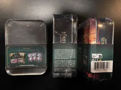 Three MTG LOTR Tales Of Middle-Earth Tins Gandalf One Ring Galadriel - Sealed - Image 2