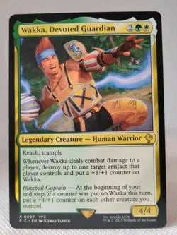 Wakka, Devoted Guardian - FIC 0097 NM - MTG Magic - Image 1