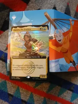 Magic The Gathering X Avatar SDCC Promo Card Katara The Fearless 2025 Mtg Foil - Image 1