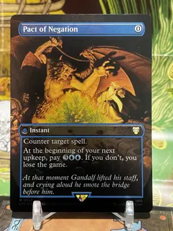 MTG | Pact of Negation (Borderless) [LOTR] ✨FOIL✨ - Image 1