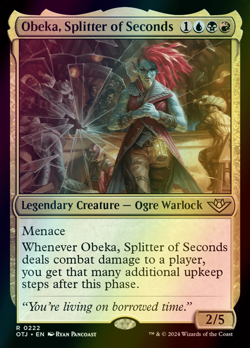 MTG Obeka, Splitter of Seconds Foil ** Outlaws of Thunder Junction ** En (NM) - Image 1