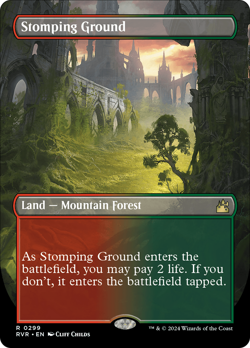 Stomping Ground - Borderless - RVR - NM - MTG - Image 1