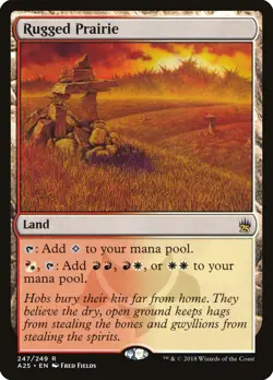 MTG Rugged Prairie ** Masters 25 ** English (NM) - Image 1