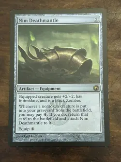 Nim Deathmantle, MTG Magic The Gathering, Scars of Mirrodin Rare - Image 1